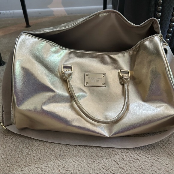 Michael Kors Shimmering Gold Tote Bag - Picture 1 of 4